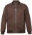JP1880 Jacket Buffed Nubuck Lamb Leather Brown - Herren jacken - Herren Jacken in großen Größen