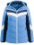 Ulla Popken HYPRAR Chevron Stripe Triple Function Quilted Fully Lined Ski Jacket Pastel Petrol - Jacken - 
