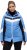 Ulla Popken HYPRAR Chevron Stripe Triple Function Quilted Fully Lined Ski Jacket Pastel Petrol - Jacken - 
