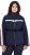 Ulla Popken Triple Function Racing Stripe Jacket Navy - Jacken - 