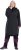 Ulla Popken Extra Long Functional Coat Black - Jacken - 