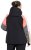 Ulla Popken HYPRAR Patchwork Sleeve Performance Jacket Black - Jacken - 