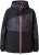 Ulla Popken Neon Ripple Performance Snow Jacket Black - Jacken - 