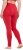 Ulla Popken Basic Stretch Knit Ankle Length Leggings Salsa Red - Jeans & Hosen in Großen Größen – Plus Size - 