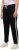 Ulla Popken Side Stripe Adjustable Drawstring Waist Joggers Black - Jeans & Hosen in Großen Größen – Plus Size - 