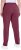 Ulla Popken Basic Drawstring Elastic Waist Cotton Blend Joggers Dark Berry - Jeans & Hosen in Großen Größen – Plus Size - 