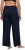 Ulla Popken Wide Leg Smocked Waist Knit Pants Night Blue - Jeans & Hosen in Großen Größen – Plus Size - 