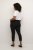Kaffe Curve Ana Cropped Twill Jeggings Tiefschwarz - Jeans & Hosen in Großen Größen – Plus Size - 