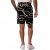 JP1880 Bermuda Shorts Soft Viscose All-over Print Black - Herrenshorts in großen Größen - Herrenshorts in großen Größen