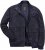 JP1880 Soft Goatskin Suede Leather Jacket Navy - Lederjacken - Lederjacken in großen Größen