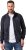 JP1880 Soft Goatskin Suede Leather Jacket Navy - Lederjacken - Lederjacken in großen Größen