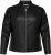Only Carmakoma Robber Leather Jacket Black - Lederjacken - 