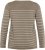 Kaffe Curve Linia Boatneck Pullover Morel Melange with Silver Lurex - Strickpullover - 