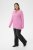 Kaffe Curve Emilia Pullover Pink Power Melange - Strickpullover - 