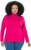 Ulla Popken Basic Long Sleeve Slim Fit Turtleneck Red Pink - Hoodies & Sweatshirts - 