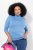 Ulla Popken Basic Long Sleeve Slim Fit Turtleneck Light Cornflower - Hoodies & Sweatshirts - Kuschelige Sweatshirts, Hoodies & Strick