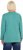 Ulla Popken Back To Basics V-Neck Relaxed Fit Cotton Tee Green - T-Shirts - 
