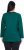 Ulla Popken Back To Basics V-Neck Relaxed Fit Cotton Tee Teal Green - T-Shirts - 