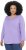 Ulla Popken Back To Basics V-Neck Relaxed Fit Cotton Tee Pale Lilac - T-Shirts - 