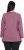 Ulla Popken Back To Basics V-Neck Relaxed Fit Cotton Tee Dark Rose - T-Shirts - 