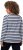 Ulla Popken Striped A-Line Long Sleeve Tee Navy Blue - Bedruckte T-shirts für damen - 