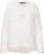 Ulla Popken Star Long Sleeve Graphic Tee Off-White - Bedruckte T-shirts für damen - 