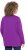 Ulla Popken Christmas Squirrel Long Sleeve Graphic Tee Dark Purple - Bedruckte T-shirts für damen - 