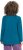 Ulla Popken Inverted Seam Long Sleeve Graphic Tee Teal - Bedruckte T-shirts für damen - 