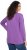 Ulla Popken Dream Rhinestone Lettering Long Sleeve Tee Light Plum - Bedruckte T-shirts für damen - 