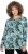 Ulla Popken Abstract Print Long Sleeve Tee Teal Green - Bedruckte T-shirts für damen - 
