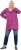 Ulla Popken Pleated Long Sleeve Floral Knit Tunic Summer Berry - Bedruckte T-shirts für damen - 