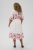 Kaffe Curve Rosa Midi Dress White Rose Border Flower - Kleider - 