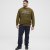 North Latitude Sweatshirt Army Green - Herren-sweater und -hoodies - Herren-Sweater und -Hoodies in großen Größen