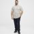 North Latitude Shirt Short Sleeve Off White - Herrenhemden - Herrenhemden in großen Größen