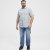 North Latitude Shirt Short Sleeve Light Blue - Herrenhemden - Herrenhemden in großen Größen