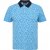 North Latitude Polo Pique Printed Turquoise - Polo-shirts für herren - Polo-Shirts für Herren in großen Größen