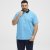 North Latitude Polo Pique Printed Turquoise - Polo-shirts für herren - Polo-Shirts für Herren in großen Größen