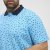 North Latitude Polo Pique Printed Turquoise - Polo-shirts für herren - Polo-Shirts für Herren in großen Größen