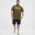 North Latitude T-Shirt Printed Short Sleeve Green - Herren-T-Shirts - Herren-T-Shirts in großen Größen