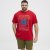 North Latitude T-Shirt Printed Short Sleeve Red - Herren-T-Shirts - Herren-T-Shirts in großen Größen