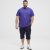 North Latitude T-Shirt Printed Allover Blue - Herren-T-Shirts - Herren-T-Shirts in großen Größen