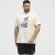 North Latitude T-Shirt Printed Off-White - Herren-T-Shirts - Herren-T-Shirts in großen Größen