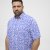 North Latitude Shirt Denim Printed Allover Blue - Herrenhemden - Herrenhemden in großen Größen