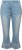 Ulla Popken Cropped Flared Eyelet Jeans Light Blue - Jeans & Hosen in Großen Größen – Plus Size - 