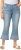 Ulla Popken Cropped Flared Eyelet Jeans Light Blue - Jeans & Hosen in Großen Größen – Plus Size - 