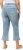 Ulla Popken Cropped Flared Eyelet Jeans Light Blue - Jeans & Hosen in Großen Größen – Plus Size - 
