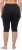 Ulla Popken Stretch Knit Bike Shorts Blue - Jeans & Hosen in Großen Größen – Plus Size - 