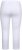 Ulla Popken Basic Stretch Knit Capris White - Jeans & Hosen in Großen Größen – Plus Size - 