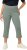 Ulla Popken Stretch Basic Bengaline Capri Pants Light Moss Green - Jeans & Hosen in Großen Größen – Plus Size - 