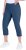 Ulla Popken Stretch Basic Bengaline Capri Pants Denim Blue - Jeans & Hosen in Großen Größen – Plus Size - 